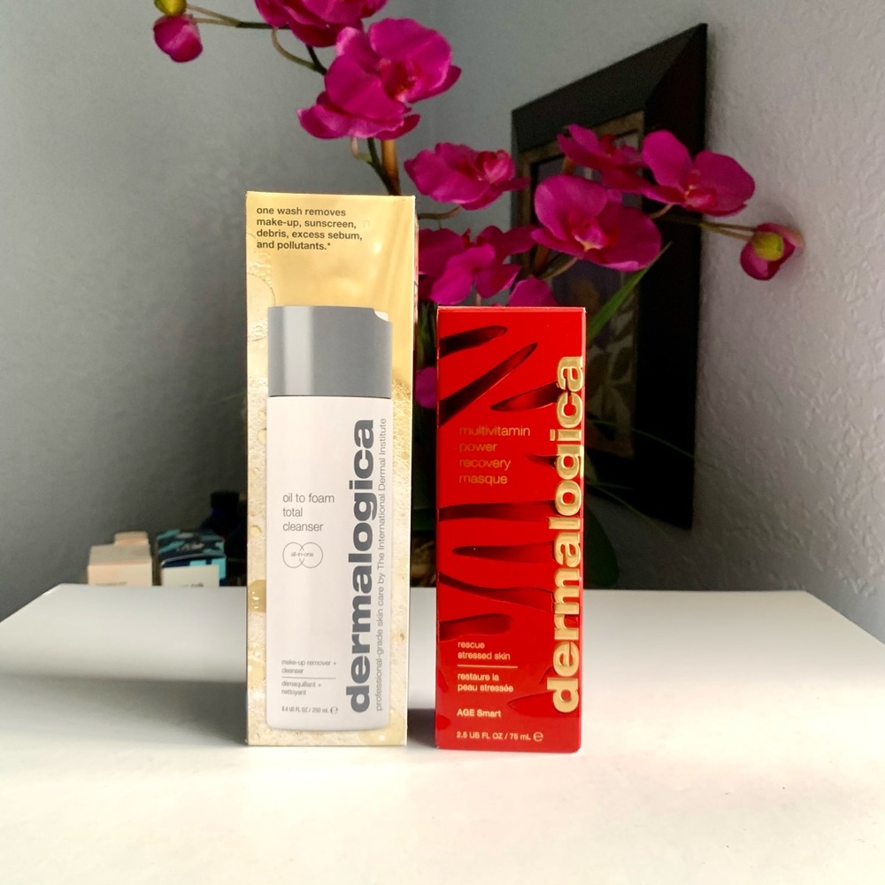 Dermalogica Multivitamin Power Rec Masque & Oil-Foam Total Cleanser